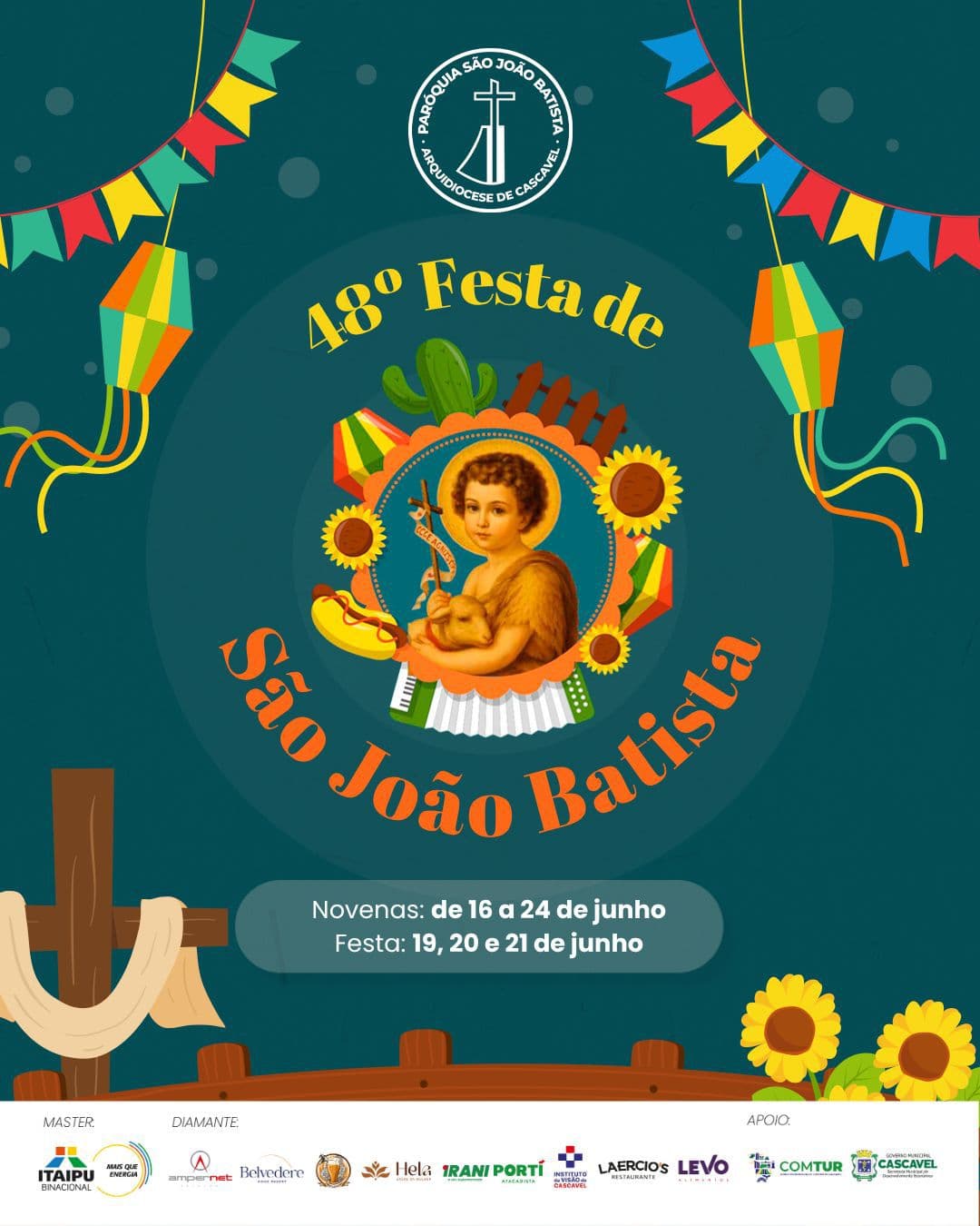 48ª Festa de São João Batista é lançada oficialmente com novidades, tradição e expectativa de grande público