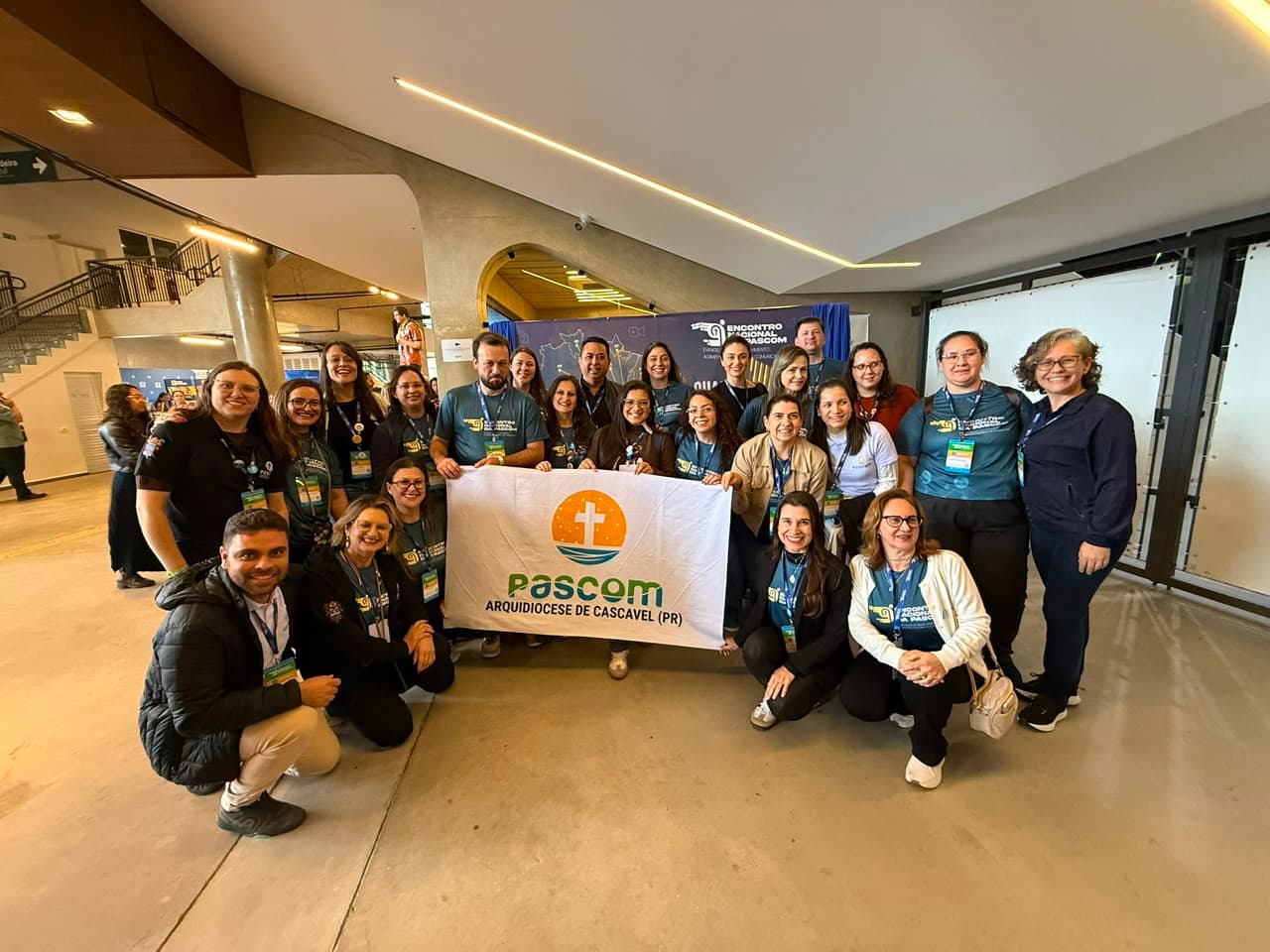 Pascom da Arquidiocese de Cascavel participa do 9º Encontro Nacional da Pascom em Aparecida
