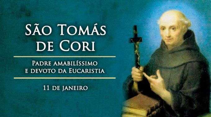Hoje é celebrado são Tomás de Cori, sacerdote franciscano