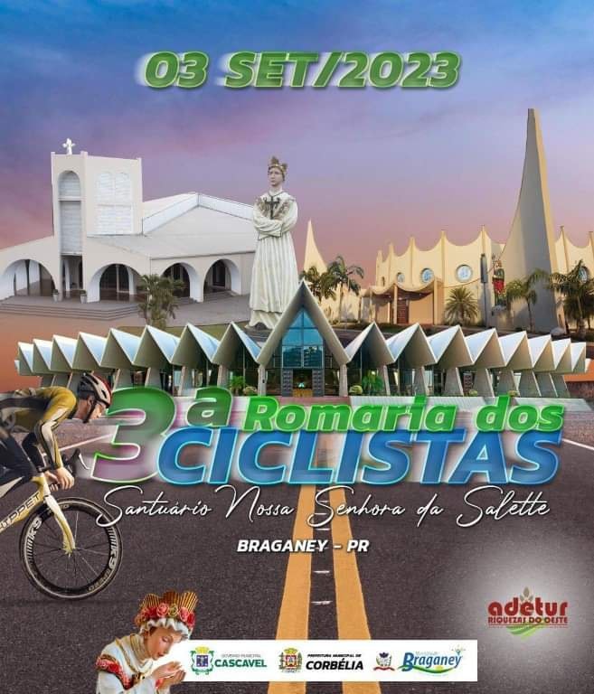 3ª Romaria dos Ciclistas ao Santuário Nossa Senhora da Salette terá novidades 