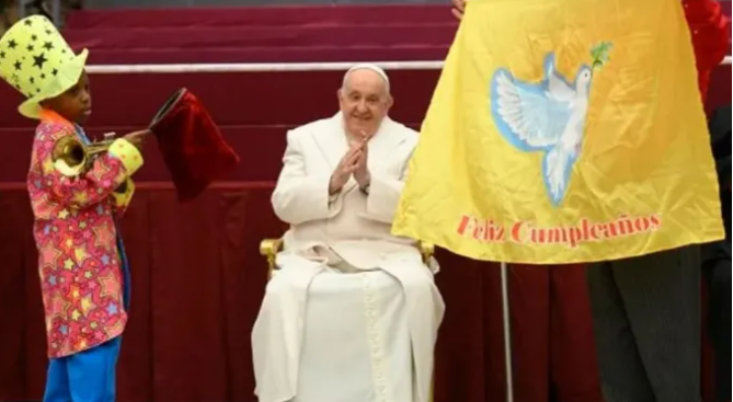 A forma como o papa Francisco celebrou seu aniversário