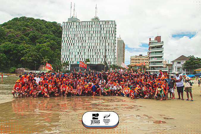 20ª edição do evento “Jesus no Litoral” reúne cerca de 300 jovens do Paraná